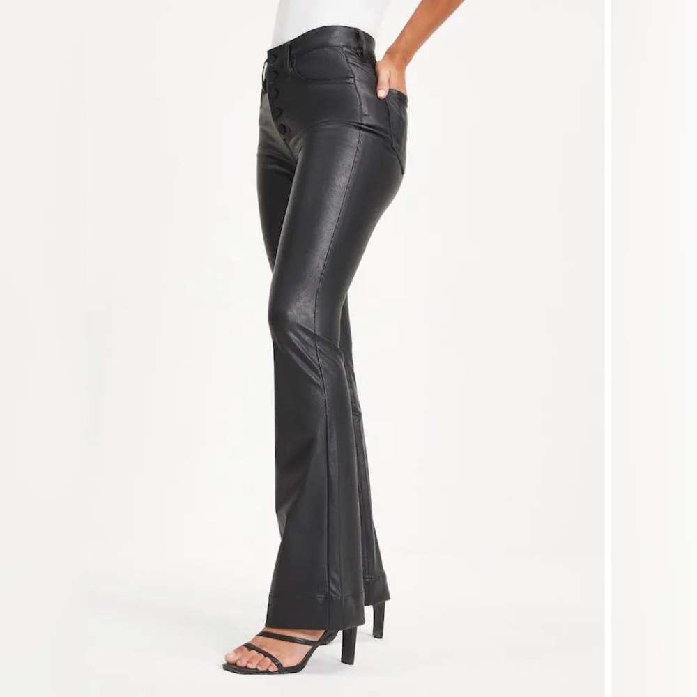 VICI Howard high rise faux leather flare pants - Picture 3 of 4